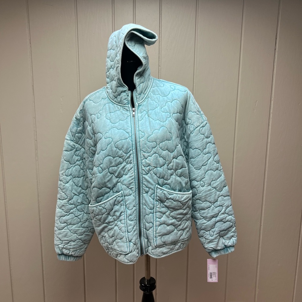 New with tags, mint green, wild fable, cotton blend bomber